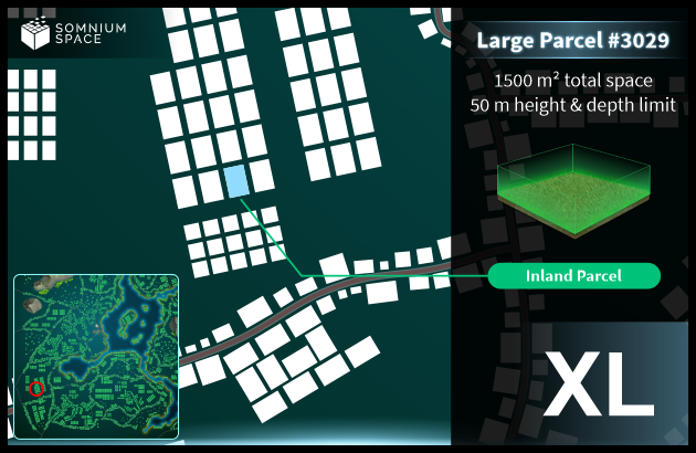 Extra Large #3029 (XL) parcel in Somnium Space