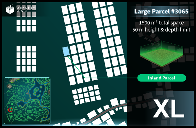 Extra Large #3065 (XL) parcel in Somnium Space