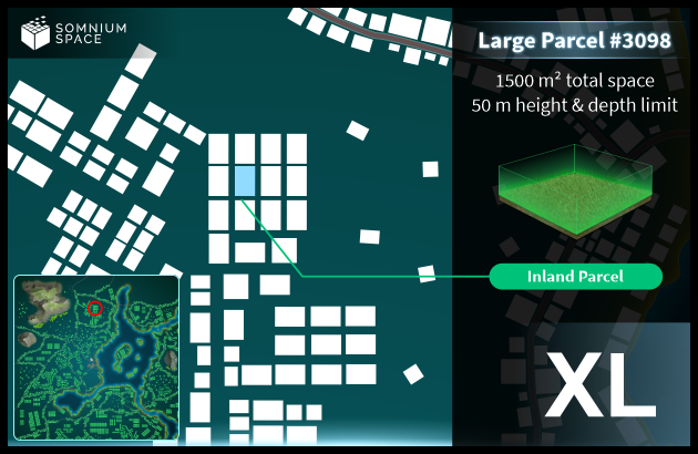 Extra Large #3098 (XL) parcel in Somnium Space