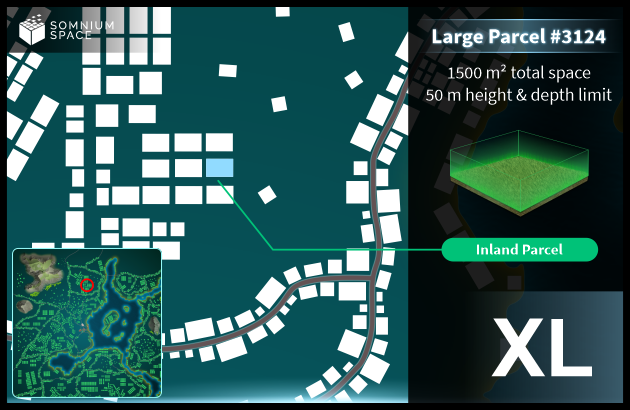 Extra Large #3124 (XL) parcel in Somnium Space