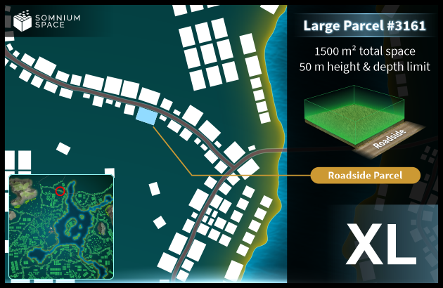 Extra Large #3161 (XL) parcel in Somnium Space