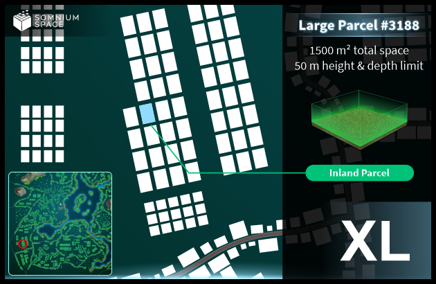 Extra Large #3188 (XL) parcel in Somnium Space
