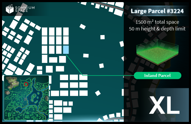 Extra Large #3224 (XL) parcel in Somnium Space