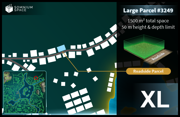 Extra Large #3249 (XL) parcel in Somnium Space