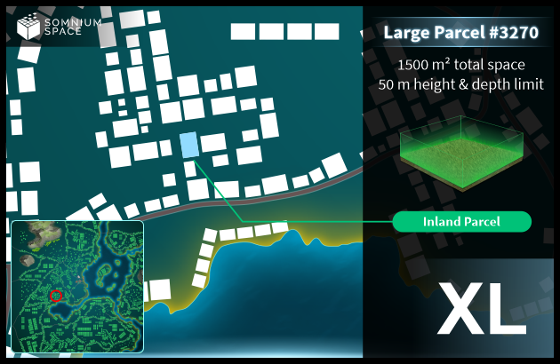 Extra Large #3270 (XL) parcel in Somnium Space