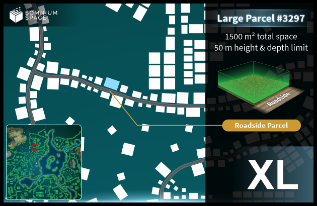 Extra Large #3297 (XL) parcel in Somnium Space