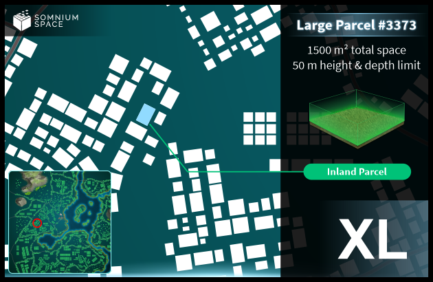 Extra Large #3373 (XL) parcel in Somnium Space
