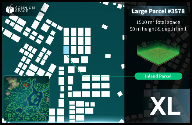 Extra Large #3578 (XL) parcel in Somnium Space