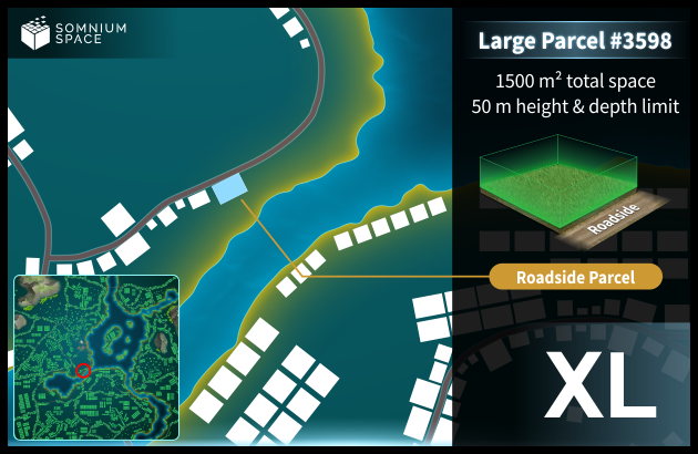 Extra Large #3598 (XL) parcel in Somnium Space