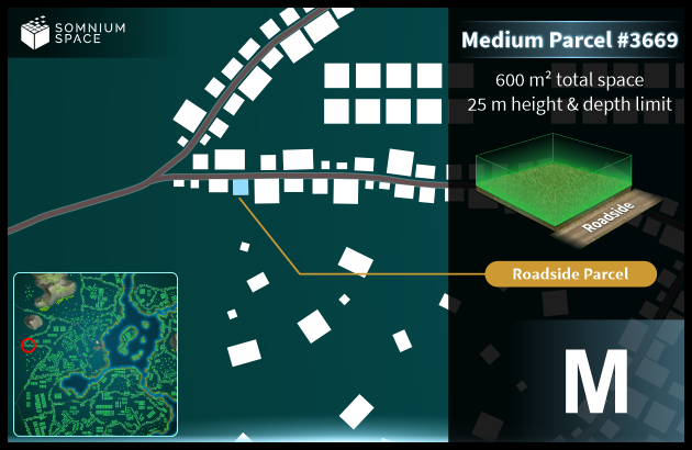 Medium #3669 (M) parcel in Somnium Space