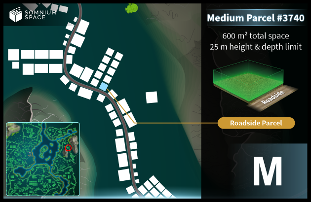 Medium #3740 (M) parcel in Somnium Space