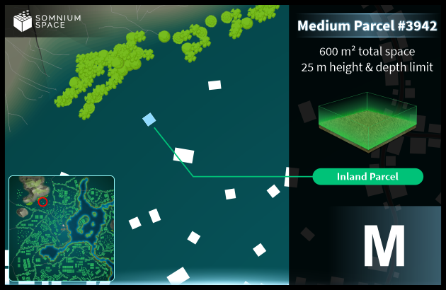 Medium #3942 (M) parcel in Somnium Space