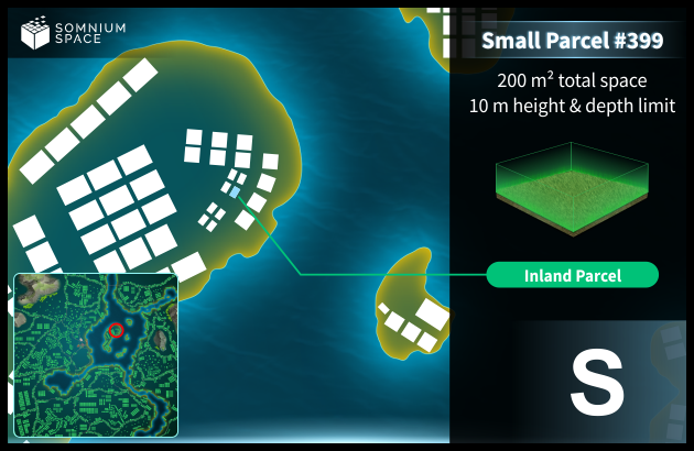 Small #399 (S) parcel in Somnium Space 