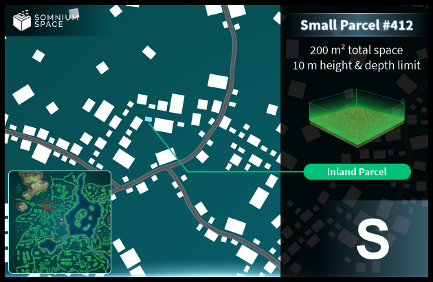 Small #412 (S) parcel in Somnium Space 