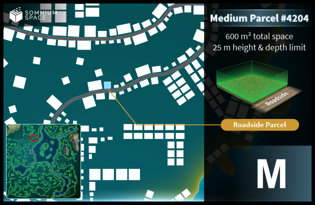 Medium #4204 (M) parcel in Somnium Space