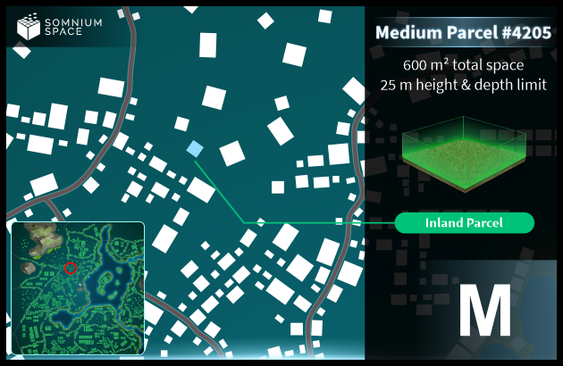 Medium #4205 (M) parcel in Somnium Space