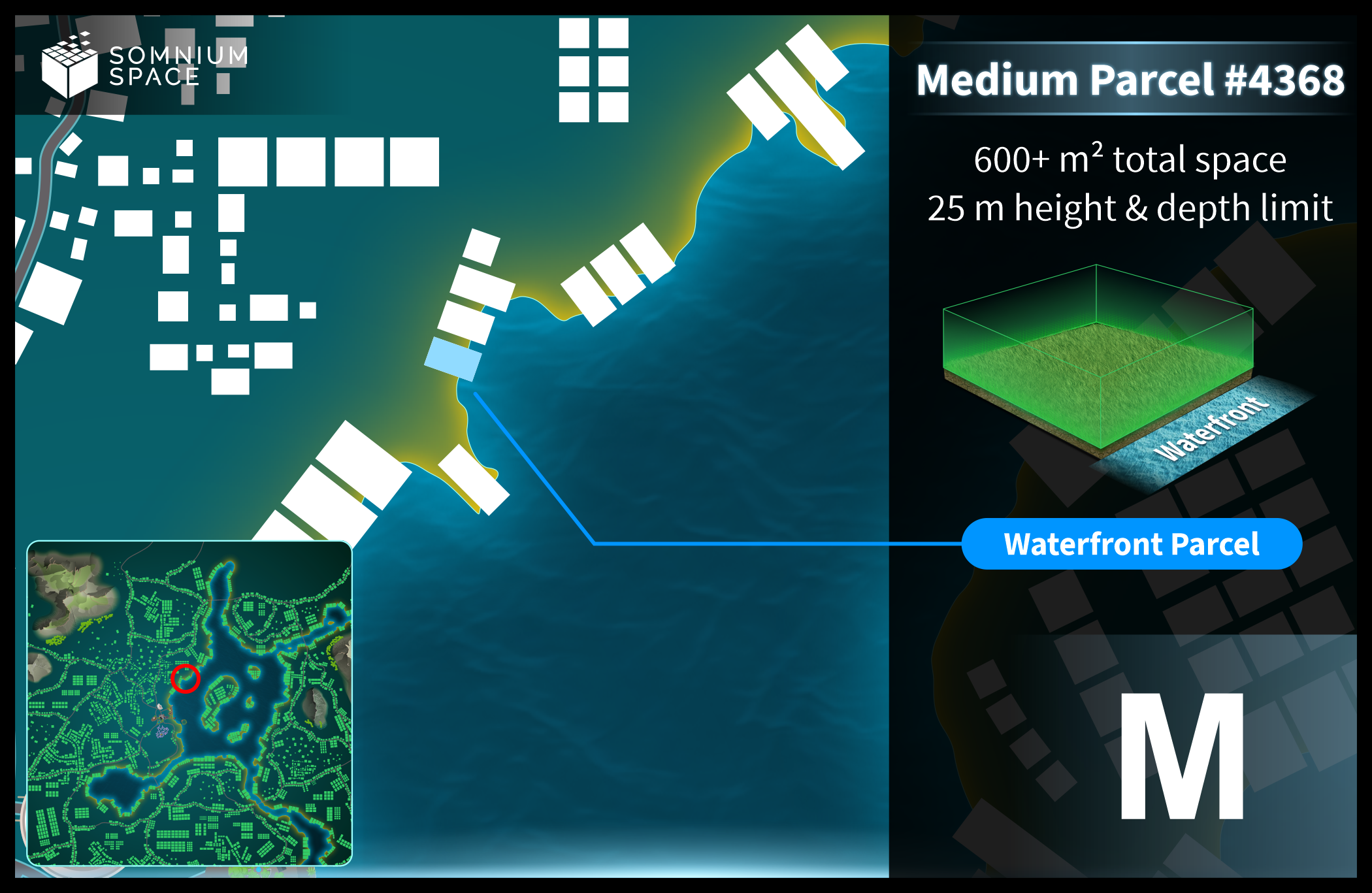 Medium #4368 (M) parcel in Somnium Space