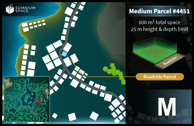 Medium #4451 (M) parcel in Somnium Space