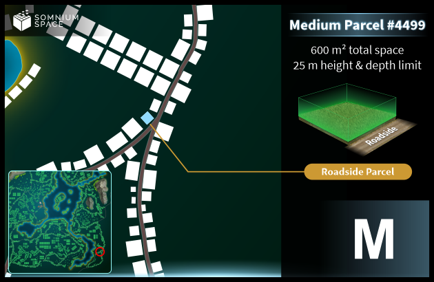 Medium #4499 (M) parcel in Somnium Space