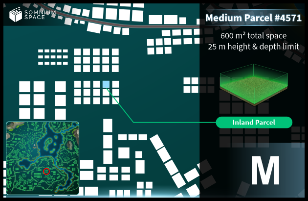 Medium #4571 (M) parcel in Somnium Space