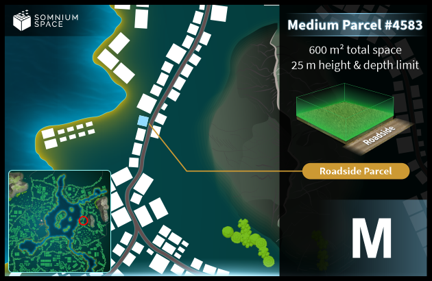 Medium #4583 (M) parcel in Somnium Space