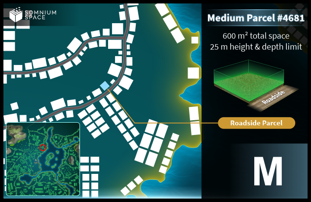 Medium #4681 (M) parcel in Somnium Space