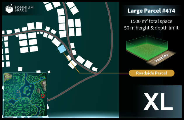 Extra Large #474 (XL) parcel in Somnium Space