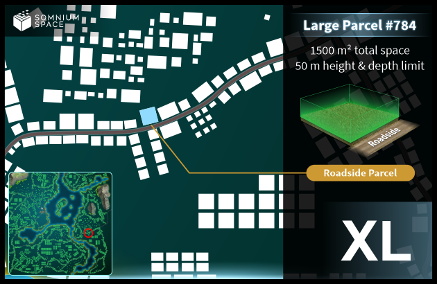Extra Large #784 (XL) parcel in Somnium Space